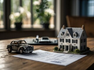 After Business meetings of real estate brokers and company presidents to select a model to build a housing estate in writing and presenting to state organizations