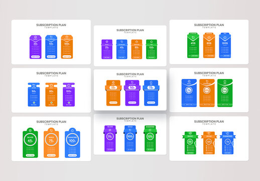Subscription Plan Infographic Template