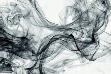 smoke on black