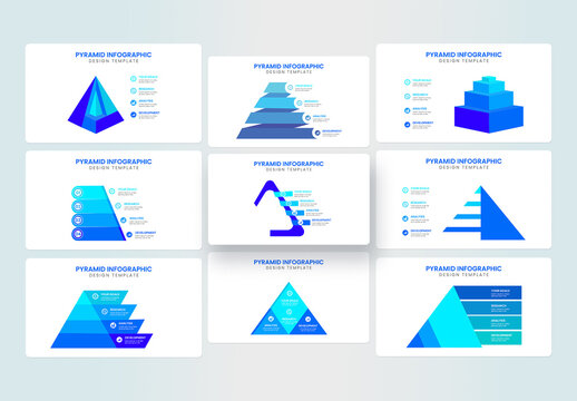 Business Pyramid Chart Infographic Diagram Template