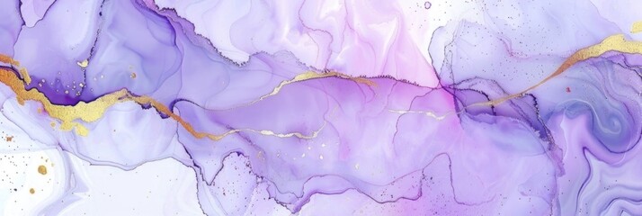 marble purple gold background