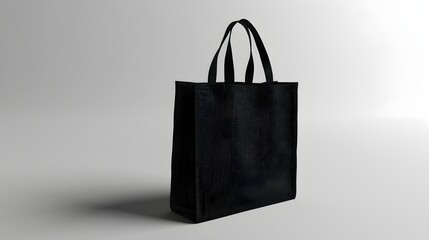 The tote can be made from a fabric or eco linen and mocked up 3d. The totebag can be isolated on a white background, and a cotton shopping bag can be made from a black cotton material for use
