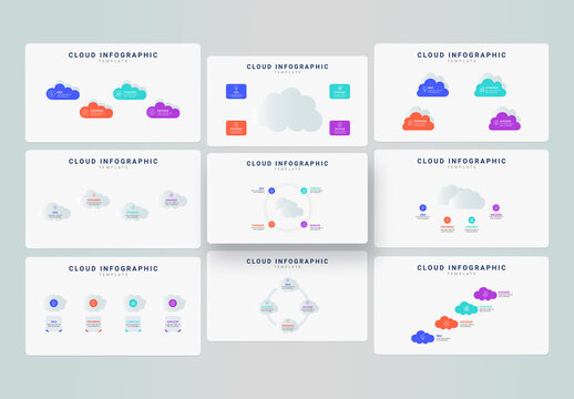 Cloud Computing Data Infographic Template