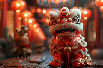 Lion dance