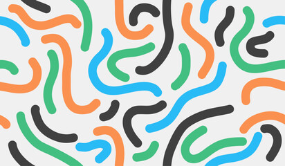 Abstract background with hand drawn pattern design