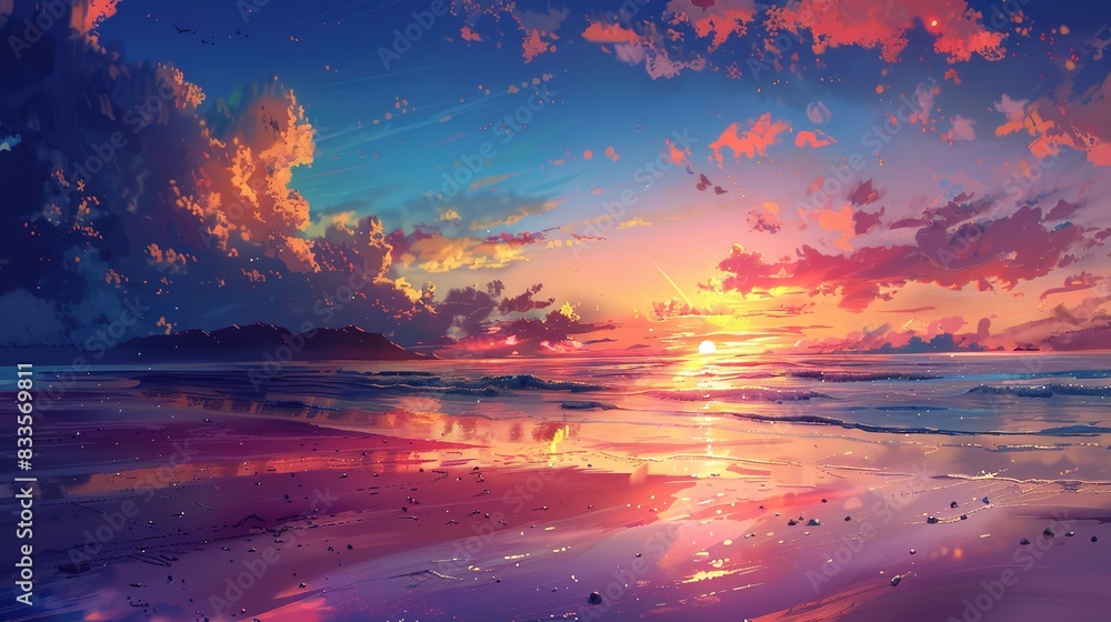 Wall mural Sunset wallpaper