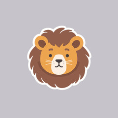 a cute lion cartoon