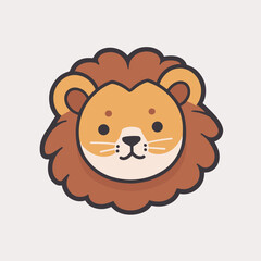 a cute lion cartoon