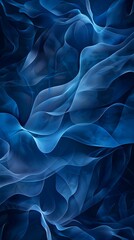 Obraz premium Light Blue Silk Fabric with a Dark Blue Background