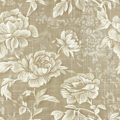 Obraz premium Seamless image of various patterned silk fabrics.