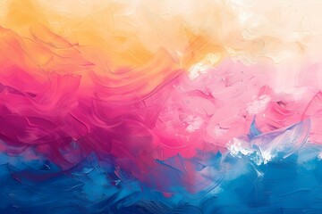 Colorful abstract painting