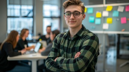Obraz premium The confident young professional