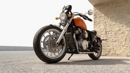 motorcycle on the road