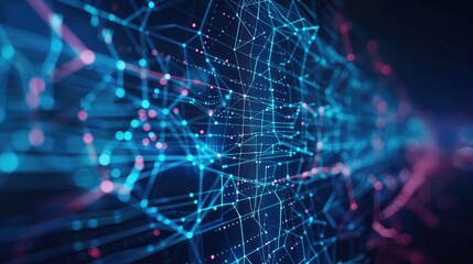 Digital backdround ideal for technological operations, neural networks, AI, data transmission and encryption, digital archives, audio and visual representations, scientific research 