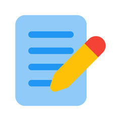 copywriting flat icon