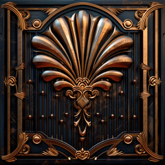 Art Deco Pattern Panel