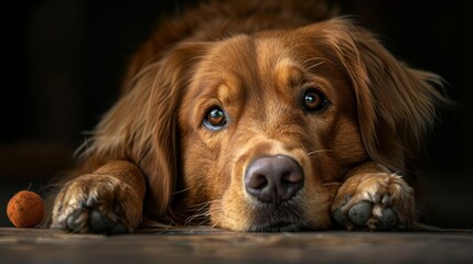 Create an evocative image capturing the essence of canine companionship