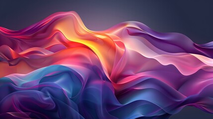 Obraz premium Colorful satin