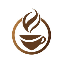 Coffee Cup logo icon vector art Illustration