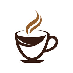 Coffee Cup logo icon vector art Illustration