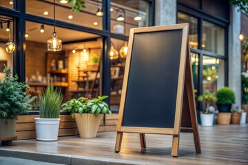 menu board in front of shop