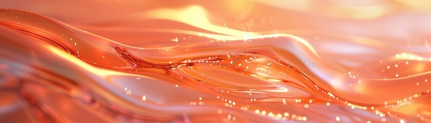 Abstract background with orange and yellow color gradient.