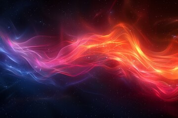 Ethereal streams of color flowing through space, conveying a sense of energy and motion