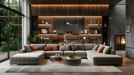 Luxurious Modern Living Room