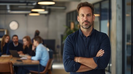 Obraz premium The confident office manager