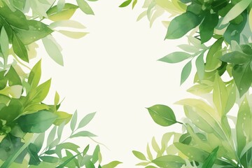 Green leafy background with sun, perfect for naturethemed designs, environmental concepts, sustainable living, ecofriendly products, and organic branding.