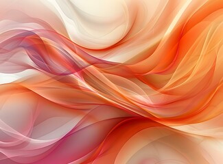 Naklejka premium Reddish colored abstract waves