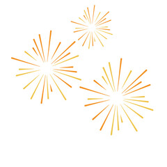 Obraz premium Festival with fireworks in Chinese city. New year celebration, party in China or Japan. 