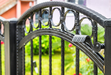 Wrought Iron Fence. Metal fence 
