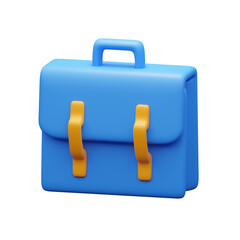 Briefcase 3d illustration