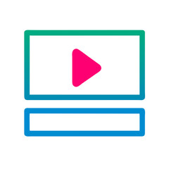 Stream and Save: Film Download Icon Design