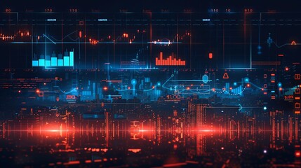 A digital calendar with important financial dates and events highlighted, such as earnings reports and interest rate announcements.