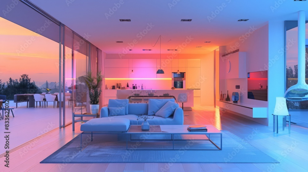 Poster a future home offers seamless connectivity, allowing you to control all aspects of your home through