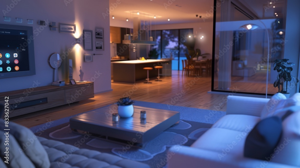 Poster a future home offers seamless connectivity, allowing you to control all aspects of your home through
