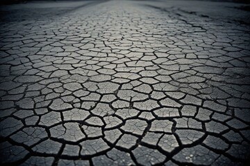 dry cracked earth