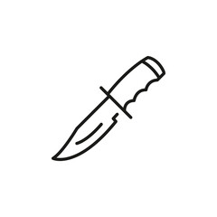 Obraz premium Knife icon. Simple knife icon for social media, app, and web design. Vector illustration.
