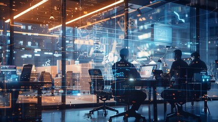 Business Solutions: Technology and Strategy Concept

