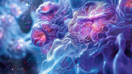 Endoplasmic reticulum types: Show the rough and smooth endoplasmic reticulum, detailing their roles in protein and lipid synthesis,