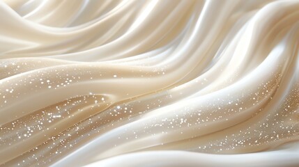 Obraz premium Ivory White sand grain Ivory White shiny Streamline HD