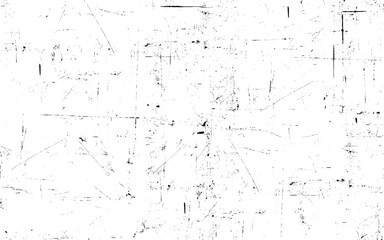 Grunge background texture. Scratches on white background. Vector template.