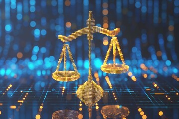Digital Justice: Golden Scales of Law in Cyberspace