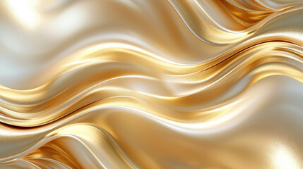 Obraz premium Experience opulence with a shining gold abstract background exuding luxury and sophistication.