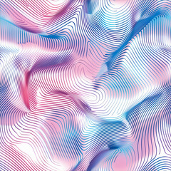 Abstract line background. Riso print effect