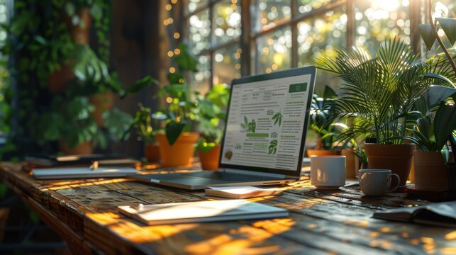 An illustration of a website design and development project