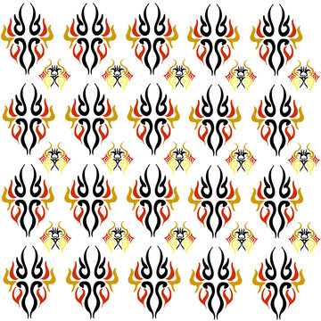 Colorful patterns with beautiful patterns