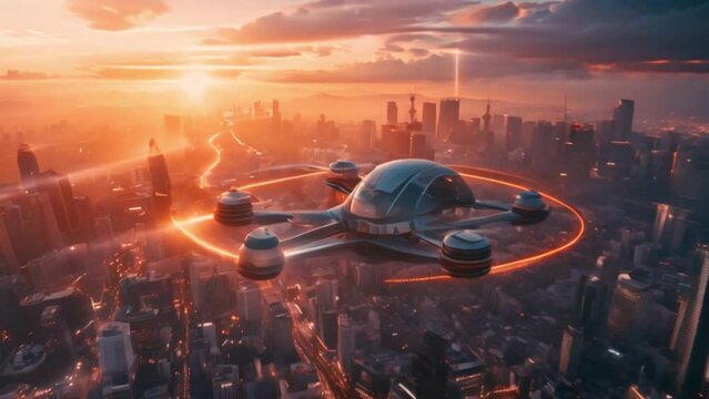 A new era of urban mobility is on the horizon with flying cars and drones